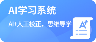 AI学习系统，AI加人工校正，思维导学